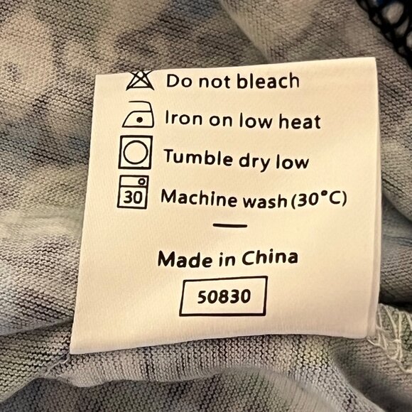 NWT Qeefan Women S Sleeveless Floral A-Line Dress Blue Green Loose Vacation - Picture 16 of 16